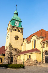 Fototapeta premium Lutheran Church built during the German colonial era, Qingdao, China