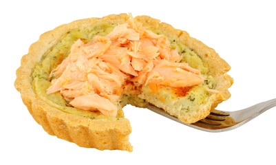 Smoked Salmon And Watercress Tart