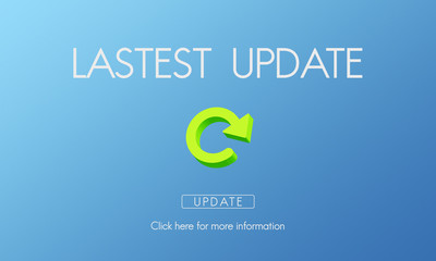 Lastest Version Fresh Updates Application Updates Concept