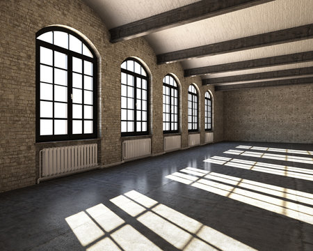 Immobilie, Altbau, Umzug, Wohnen, Saal, Fabrik, Lagerhaus