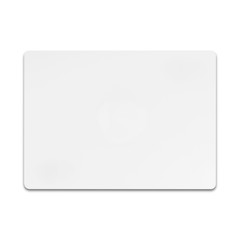 White credit card isolated on white background with clipping pat