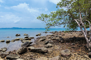 Fototapeta na wymiar Tropical beach on the island in Thailand
