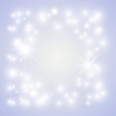 Lights New Year background. Vector