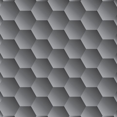Abstract technical background made from hexagons.