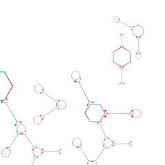 Abstract molecules medical background.