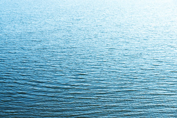 aerial view to blue seascape