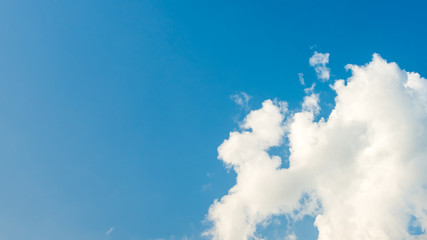 Clouds with blue sky background