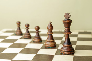 The development theory on an example of chessmen