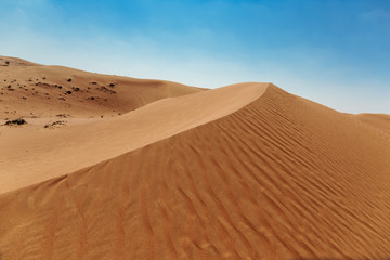 Fototapeta na wymiar Red desert sand
