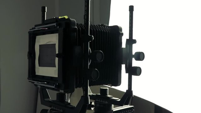 View camera with large format