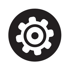 Gear icon illustration design
