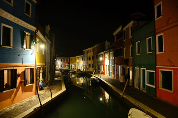 Fototapeta na wymiar Burano. The colorful village in the Venetian Laguna