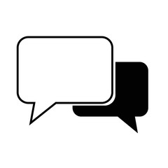 Speech bubble icon illustration design