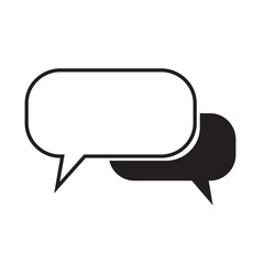 Speech bubble icon illustration design