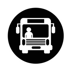 Bus icon illustration design
