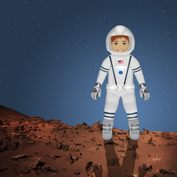 Astronaut to mars
