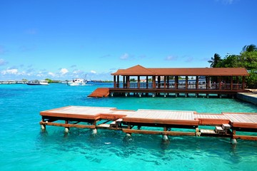 Hulhule port at Ibrahim Nasir International Airport, Maldives