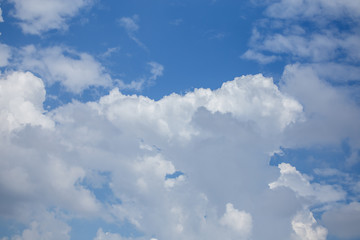 clouds in blue sky