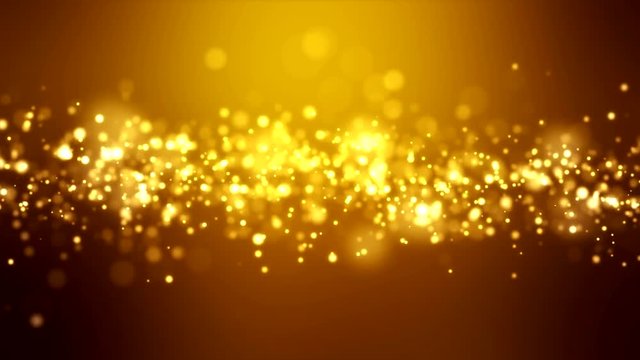 Video Animation - Weihnachten - Gold - Bokeh - Hintergrund
