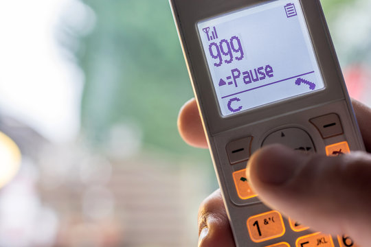 Emergency call at 999