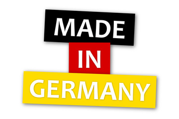 Made in Germany - Schriftzug
