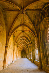 Obraz premium Interior of Santa Maria da Vitoria Monastery. Batalha. Portugal