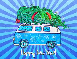 Beautiful vector card