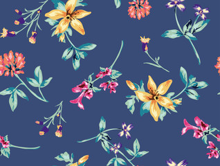 Fototapeta na wymiar flower pattern for floral background