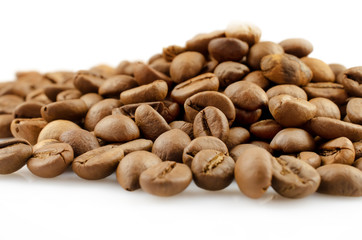 Coffee Beans Isolated on White Background