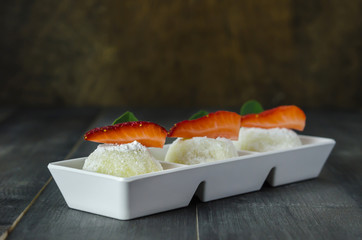 Daifuku Mochi Japanese dessert