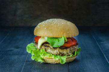 fresh tasty burger