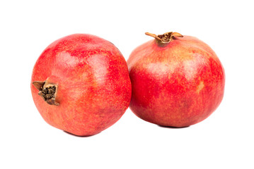 Two pomegranate fruit
