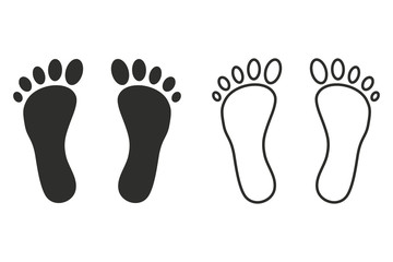 Foot - vector icon.
