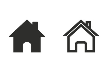Fototapeta premium Home - vector icon.