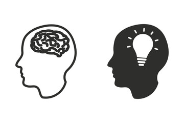 Brain - vector icon.