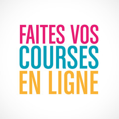 faites vos courses en ligne