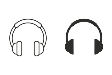 Headphone - vector icon.