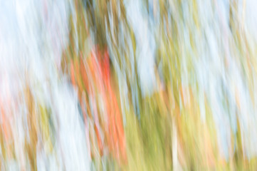Blurred abstract background. Orange blue and green.