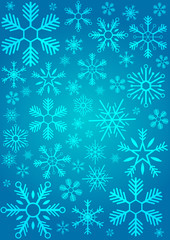 Merry Christmas and Happy New Year. Christmas background. Snow. Vector illustration.