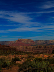 Rocks and mountains of Grand Canyon and Nevada, Arizona dessert.
