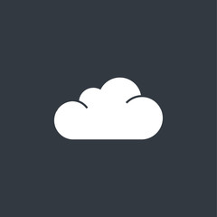 cloud icon. Flat design style 