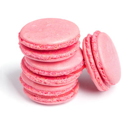 Tasty macaroons isolated