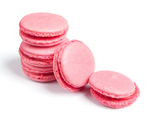 Tasty macaroons isolated