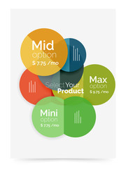 Circle abstract background