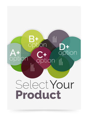 Circle abstract background