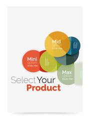 Circle abstract background