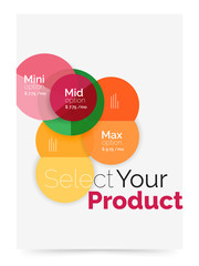 Circle abstract background