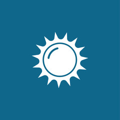 abstract sun icon 