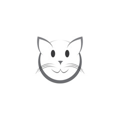 Fototapeta na wymiar cat logo vector