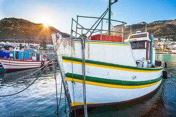 Hafen von Fish Hoek Südafrika